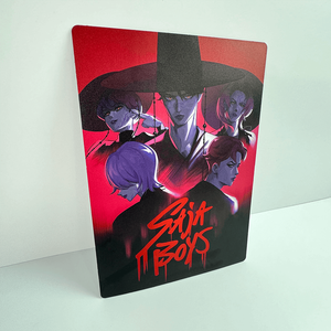 На заказ красная фольга художественные принты цифровой бумажный плакат игры/фильм Kpop Demon Hunters Film аниме Expo иллюстрация Настенный декор плакаты - Product Image 3