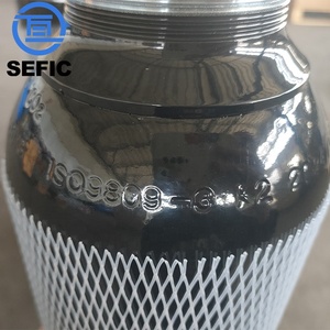 Cilindro de gas <span class=keywords><strong>industrial</strong></span> de alta presión 140mm 7,5 150bar 10l Capacidad kg Co2 con válvula de Xf-12 - Product Image 5