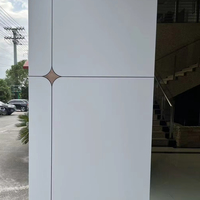 Panneaux de porte en composé WPC abordables, imperméables, durables et résistants à l'humidité