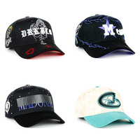 Casquettes de baseball personnalisées en gros à 5 panneaux avec doublure en satin, broderie personnalisée, logo, casquette de baseball de haute qualité pour l'extérieur, chapeaux à barbes