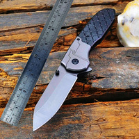 Couteau pliant d'extérieur en acier inoxydable - Couteau miniature compact multifonctionnel portable pour les barbecues en plein air