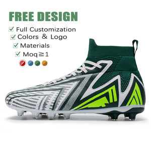 Vente chaude Crampon De Football Oem Odm Usine Fourniture Fg/Tf Futebol Match Vert <span class=keywords><strong>Terrain</strong></span> Athlétique Sport Running Homme Femmes Chaussures De Football - Product Image 1