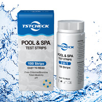 Bandes de test de chlore pour piscine 3-en-1 (Chlore, Alcalinité, pH), Prise en charge des commandes OEM