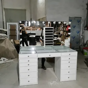 Se puede personalizar el tamaño y la estación de manicura, MESA DE MANICURA barata con cajón, gran oferta - Product Image 3