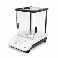 Balance analytique de laboratoire à écran tactile avec calibration interne