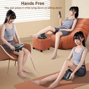 Pistolet de massage électrique à 6 têtes, ergonomique et facile à transporter, avec vibrations haute fréquence - Product Image 5