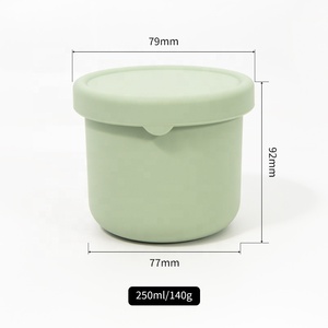 Conteneur de congélation en silicone personnalisable en gros, boîte <span class=keywords><strong>repas</strong></span> multifonctionnelle pour aliments pour bébés, boîte de conservation alimentaire micro-ondable - Product Image 3