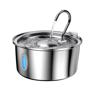 Bán Buôn Hiện Đại Thông Minh Tự Động Pet Bát Trung Chuyển Siêu Yên Tĩnh Thép Không Gỉ Mèo Đài Phun Nước Bị Rò Rỉ Bằng Chứng Sạc Trực Tiếp - Product Image 1