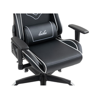 Chaise de jeu ergonomique pour adulte personnalisée, professionnelle, de luxe, pivotante, inclinable, design moderne, avec cuir et métal.