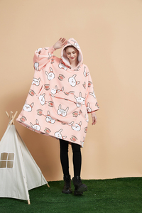 China Factory Winter Warming Giant Hooded Wearable <strong>Blanket</strong> <strong>Hoodie</strong> Sherpa Fleece Ultra Plush <strong>Cosy</strong> Oversized Adult Hooded <strong>Blanket</strong> - Product Image 6