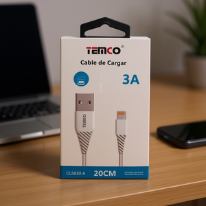 Tenko <b>Cable</b> De Cargar 20Cm 3A Usb A Tipo <b>C</b> - Product Image 2