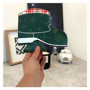 Fundas Personalizables para Tazas con Temática de Bota Navideña, Hechas a Medida, Promocionales para la Diversión Festiva - Product Image 1