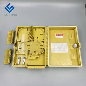 SaiTong sıcak satış kaliteli en iyi fiyat profesyonel Ftth 16 port Fiber optik kablo dağıtım kutusu 1*16 PLC + 16 adaptörler - Product Image 5