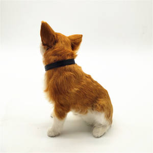 Simulación Animal Chihuahua mascota perro piel Animal mascota modelo pie Squat perro para decoración del hogar - Product Image 5