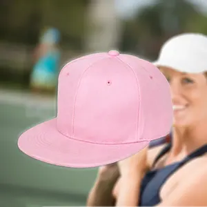 Casquette pour femme, chapeau de Baseball, Style Hip-Hop, visière à bec plat, blanc, couleur unie, ajustable