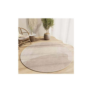 Alfombra Redonda de Terciopelo Cristal con Patrón Geométrico 9.29-2-H para Sala de Estar y Decoración del Hogar - Product Image 5