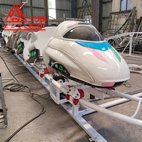 Manège du Paradis sur Rails en Acier Rapide et Fibre de Verre - Installation de Parc d'Attractions Intérieur/Extérieur Passionnante pour Centres Commerciaux