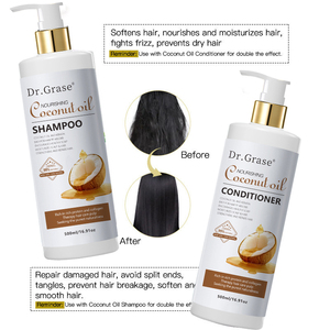Shampooing et revitalisant pour cheveux à l'<span class=keywords><strong>huile</strong></span> <span class=keywords><strong>de</strong></span> <span class=keywords><strong>coco</strong></span>, sans sulfate, biologique, professionnel, anti-pelliculaire, anti-chute <span class=keywords><strong>de</strong></span> cheveux, marque privée - Product Image 3