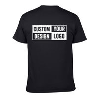 T-shirt unisexe personnalisé 100% coton premium tricoté, motif graphique pictural, impression sérigraphique personnalisée, logo, col rond