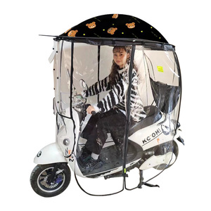<span class=keywords><strong>Tenda</strong></span>, mobilità Scooter parasole R trasparente ciclismo elettrico universale ombrelli <span class=keywords><strong>da</strong></span> campeggio Pongee tempo libero <span class=keywords><strong>moto</strong></span> ombrello - Product Image 4