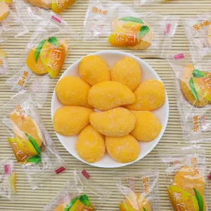 Sour Mango Sugar Fruit Flavored Candy Sour And Sweet Christmas Children Love Candy High Quality Candy Customizable