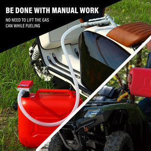 ปั๊มถ่ายน้ำมันดีเซลแบบใช้แบตเตอรี่/USB พร้อมมอเตอร์ DC  4 หัวแปลง 3.8GPM หัวฉีดแบบแมนนวล แรงดันต่ำ OEM - Product Image 5