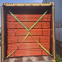 Puntal de Acero Ajustable para Base Solar y Encofrado de Cimentación Fotovoltaica, Poste de Soporte Metálico Resistente a la Intemperie