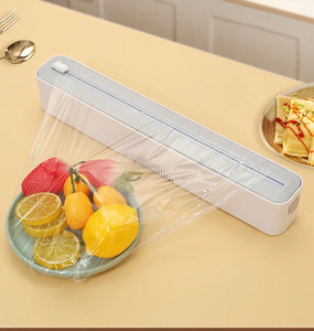 Wholesale Fixing <b>Foil</b> Cling Film Wrap Dispenser Food Cutter Plastic Storage Holder <b>Kitchen</b> Tool Accessories - Product Image 1