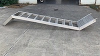 Leicht zu Bewegende Aluminium-Zugangstreppe mit Handlauf für Bau und Instandhaltung