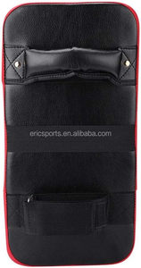 Almohadilla de golpeo de cuero PU para Taekwondo, Boxeo, Muay Thai, Entrenamiento de Artes Marciales con orificio metálico y correa elástica - Product Image 3