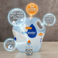 Sachets personnalisés à bec verseur avec poignée en plastique Mylar pour l'emballage d'eau, de jus et de boissons liquides