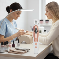 Nuevo Taladro de Uñas con Forma de Bolígrafo con Base de Carga para Uso en Salón y en Casa con 10 Cabezales de Repuesto, Taladro de Uñas Inalámbrico