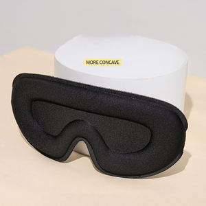 Individuelles Geschäftslogo Werbegeschenk 3D Schlafmaske Hochwertige Augenabdeckung für Reisen Verdunkelungs-Augenbinde - Product Image 4