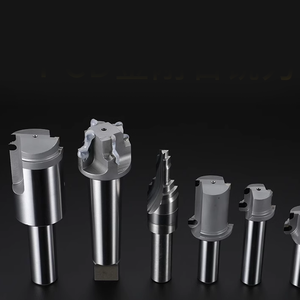 PCDカスタム合金T字型溶接ダイヤモンド成形フライス盤用CNC両刃ドリルビットアルミボーリングカッターリーマー - Product Image 6