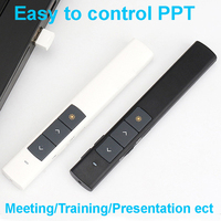 Presentador USB inalámbrico Puerto tipo C Controlador de Powerpoint Control remoto Ppt Lápiz de puntero láser Pluma de discurso para Turner de página de presentación
