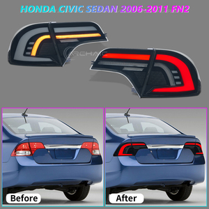 ไฟท้ายโบราณสำหรับฮอนด้าซีวิคซีดาน Fa FA1- FA5 <span class=keywords><strong>Civic</strong></span> Si 8th Gen 2005-2012ไฟท้าย LED แบบเต็มรูปแบบ US (ไม่เหมาะสำหรับ <span class=keywords><strong>fd</strong></span>/fg/fk/fn) - Product Image 3