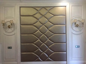 Rail mural acoustique <span class=keywords><strong>en</strong></span> tissu extensible facile à installer 5/8'' pour hôtel, cinéma, KTV, rail mural <span class=keywords><strong>en</strong></span> plastique <span class=keywords><strong>PVC</strong></span> personnalisable - Product Image 2