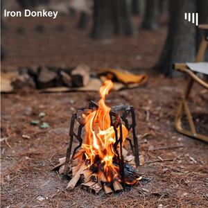 IRONDONKEY extérieur pliant Pot Rack <span class=keywords><strong>Camping</strong></span> anti-dérapant poêle support épaissi quatre pattes Pot Rack <span class=keywords><strong>Camping</strong></span> poêle tête Rack - Product Image 2