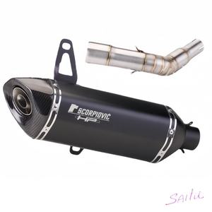 Embout d'échappement en acier inoxydable véritable pour Vespa GTS 300 <span class=keywords><strong>Sprint</strong></span> Primavera 150, résistant aux hautes températures - Product Image 6