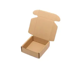 Индивидуальная Печать Логотипа Экологически чистая коричневая крафт-коробка упаковка гофрированный картон почтовая коробка