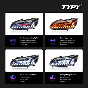 Conversions de phares à LED pour Honda Accord 9ème génération (2014-2015) avec feux de jour et clignotants séquentiels. - Product Image 4
