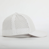 Gorras Personalizadas al por Mayor con Logotipo Bordado en 3D, Malla Transpirable con Corte Láser, Protección UV de Secado Rápido, Gorra de Béisbol Deportiva