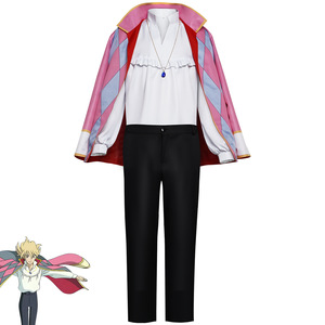 Disfraz de cosplay de El Castillo Animado de Howl, conjunto completo con collar, traje de personaje de anime para Halloween y juegos de rol - Product Image 1