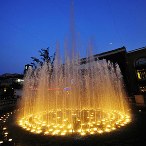 Fuente de Agua Seca de Acero Inoxidable Baihsui con Iluminación DMX, Diseño Cuadrado Dinámico para Jardín, Patio, Moderna, 1 Año de Garantía - Product Image 1