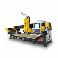 Machine à couper la pierre CNC 4 5 axes Scie à pont pour marbre et granit Carreaux de quartz