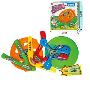 Plastik ABS can bumerang çocuk Frisbeed açık spor malzemeleri kare oyuncaklar çocuk Frisbeed