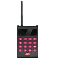 Système de radiomessagerie sans fil Pager Table d'appel sans fil Buzzer Invités du restaurant 10 pages 1 émetteur à clavier