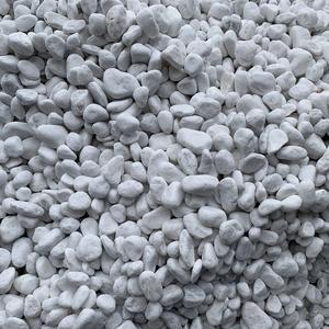 หินกรวดและกรวดหินสีขาวธรรมชาติขัดผิวด้านนอกปูด้วยก้อนหินเทียมสำหรับการออกแบบอุตสาหกรรม - Product Image 1