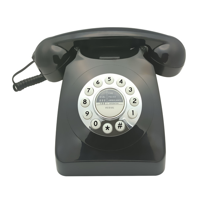 Nostalgic Telephone Retro Telephone Set with Voicemail -Recording Message, Can not Make Telephone Calls