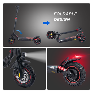 Scooter potente de 600W con motor de altura ajustable T4, carga máxima de 150 kg, <span class=keywords><strong>40</strong></span> <span class=keywords><strong>km</strong></span> de largo alcance, scooters eléctricos rápidos todoterreno para adultos - Product Image 3